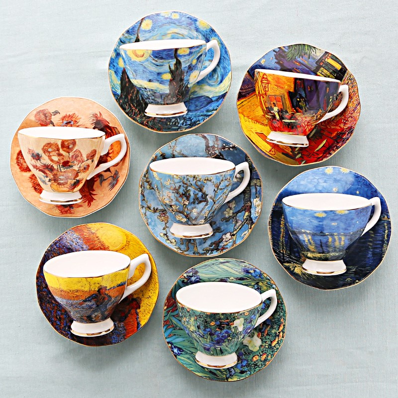 Van Gogh Art Painting Coffee M - đánh giá và giá Coffee Tea Van