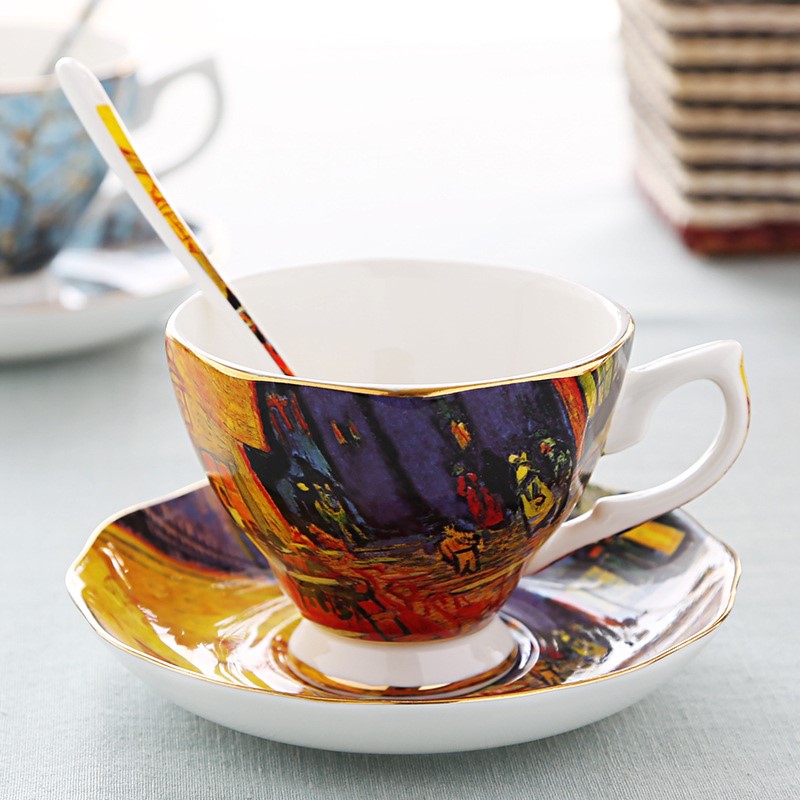 Van Gogh Art Painting Coffee M - đánh giá và giá Coffee Tea Van