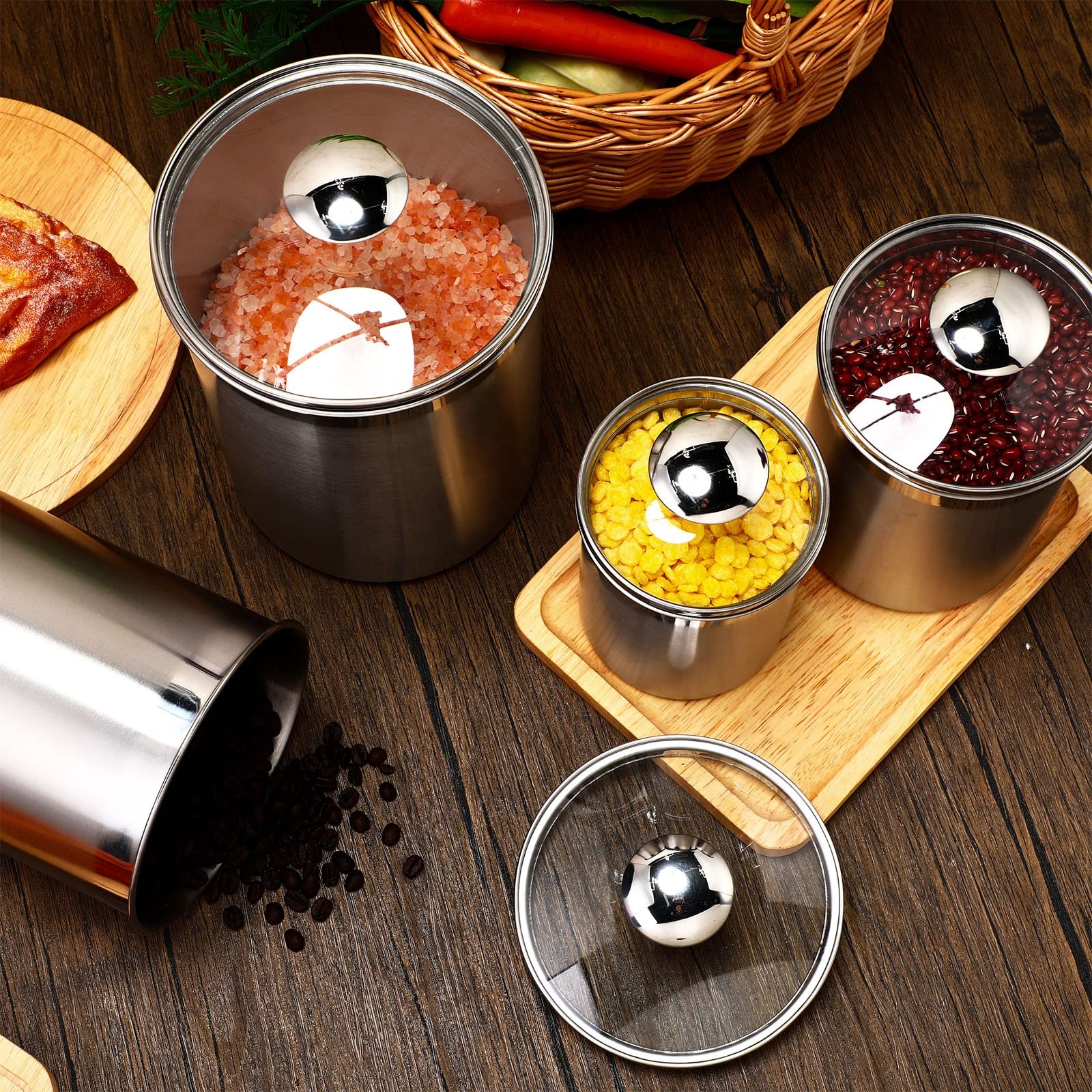 Food Storage Containers Tea Co - đánh giá và giá Coffee Tea Set