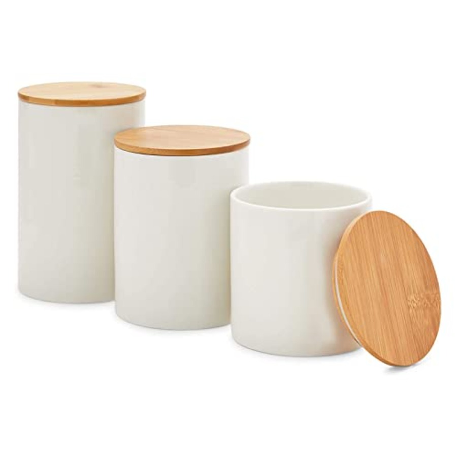 Ceramic Canisters - Coffee Can - đánh giá và giá Coffee Tea Sugar Canister Set