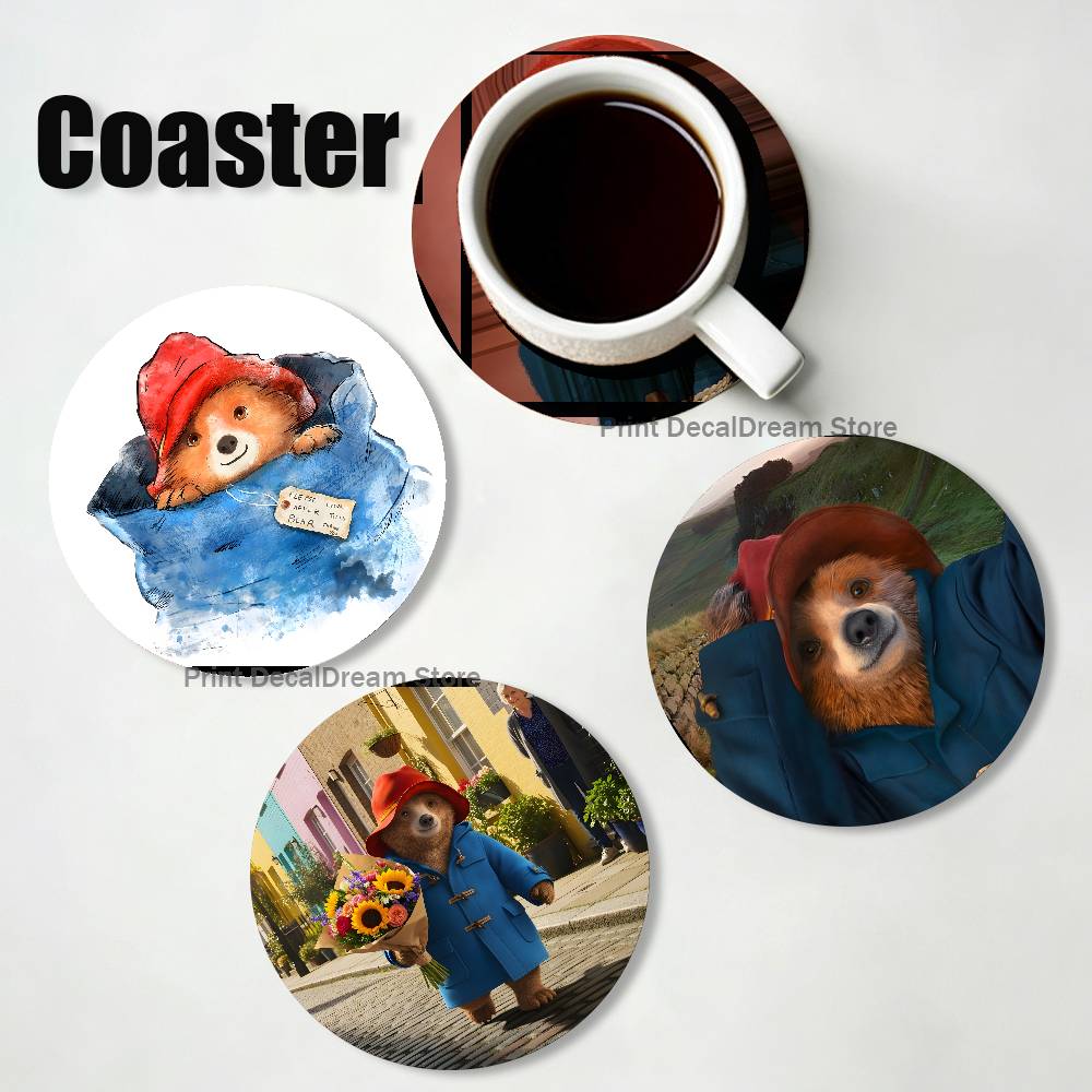 P-Paddington Bear Wood Coaster - đánh giá và giá Coffee Tea Games