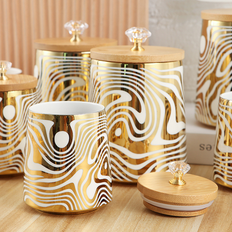 Set of 7 Color Glazed Ceramic  - đánh giá và giá Coffee Tea Sugar Canister Set