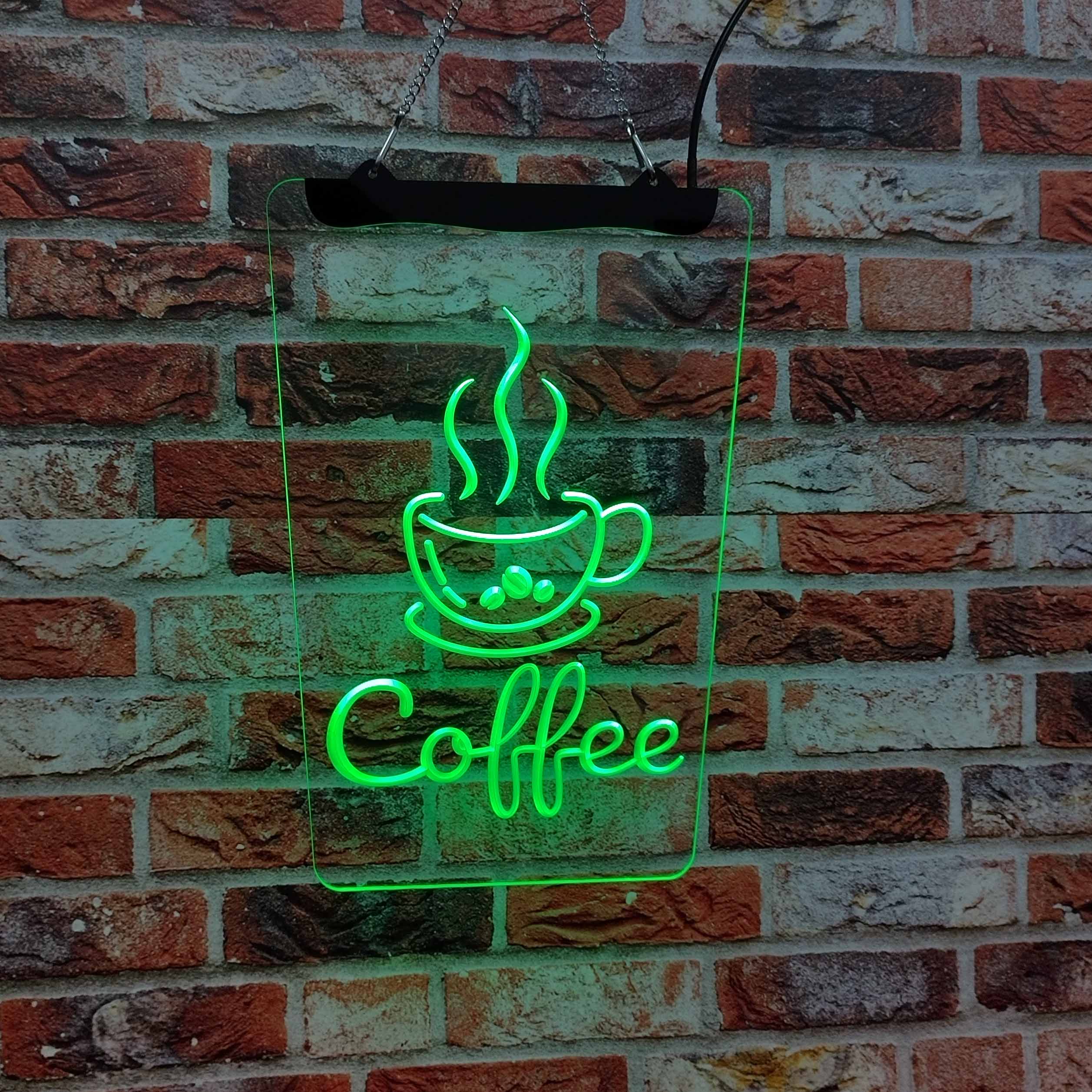 Coffee milk tea shop cappuccin - đánh giá và giá Coffee Tea Neon Sign