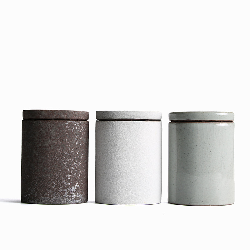 Vintage Stoneware Tea Jar Cyli - đánh giá và giá Coffee Tea Sugar Canister Set