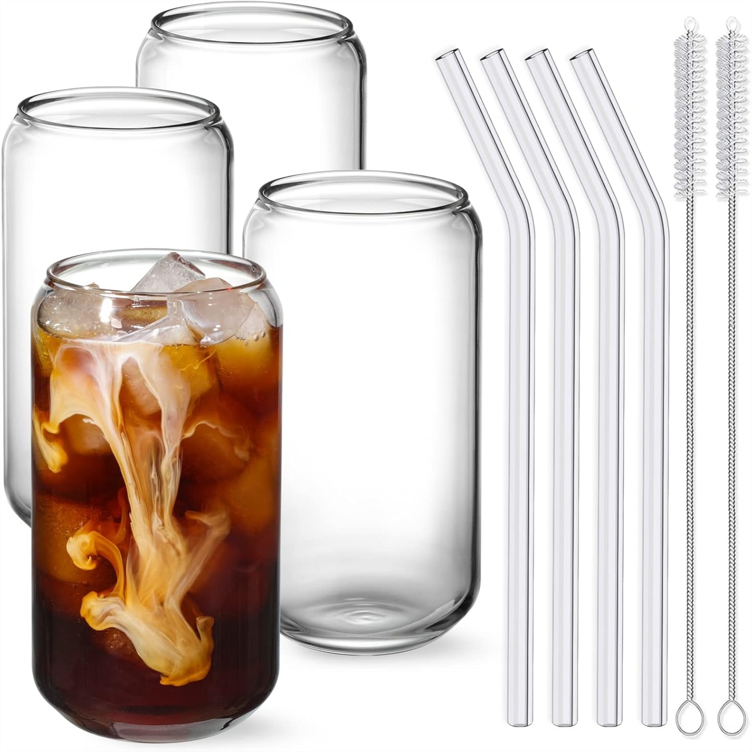 16oz Highball Glasses Set with - đánh giá và giá Coffee Tea Set
